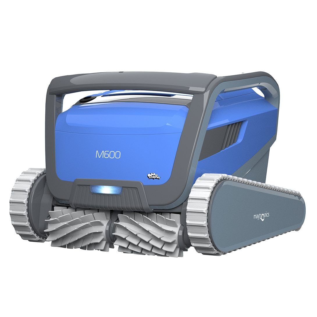 Dolphin M600 NEW mit Caddy, Kombi-Bürsten grau