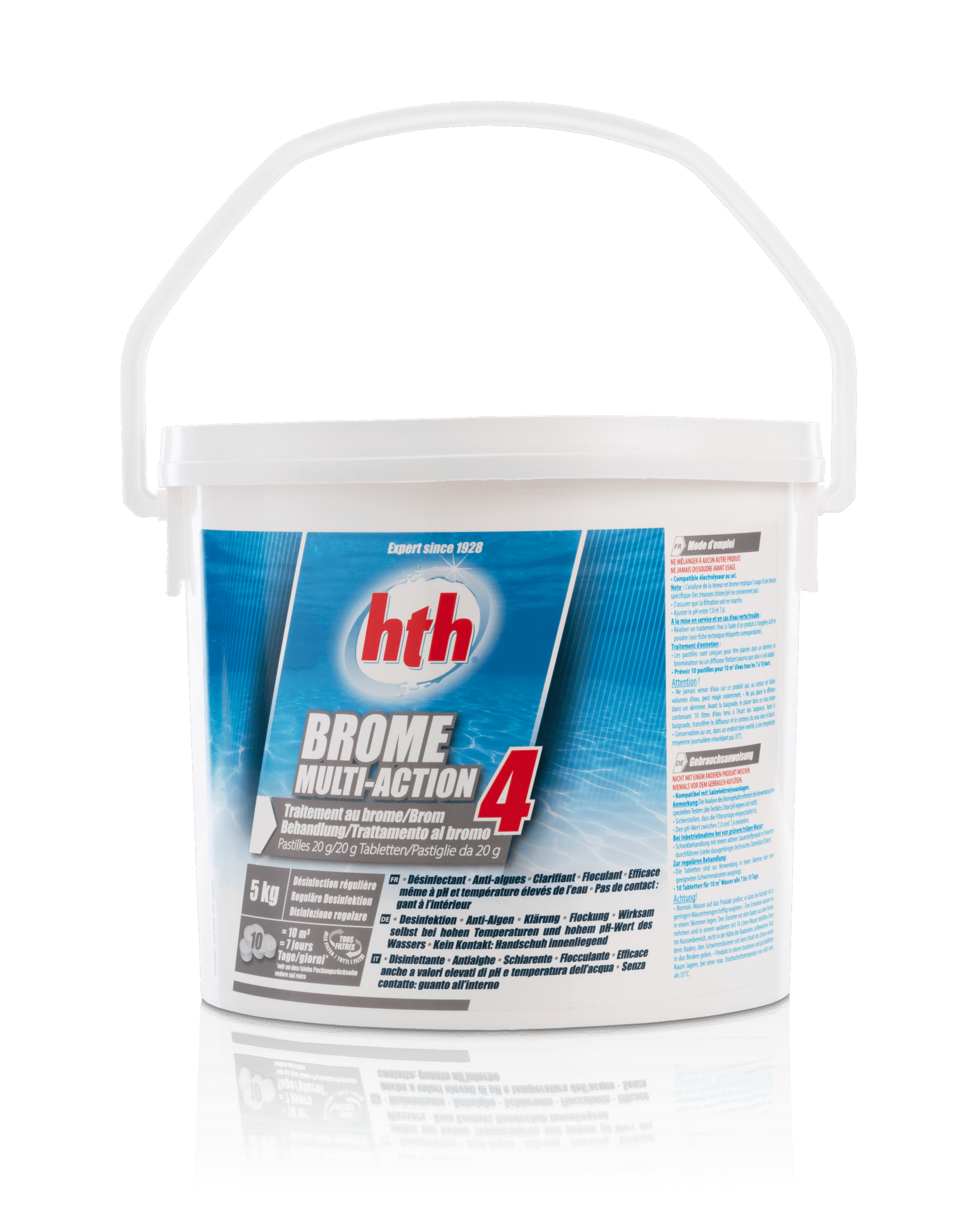 hth BROME ACTION 4 MULTIFONCTION Tabletten à 20 g, Gebinde à 5 kg