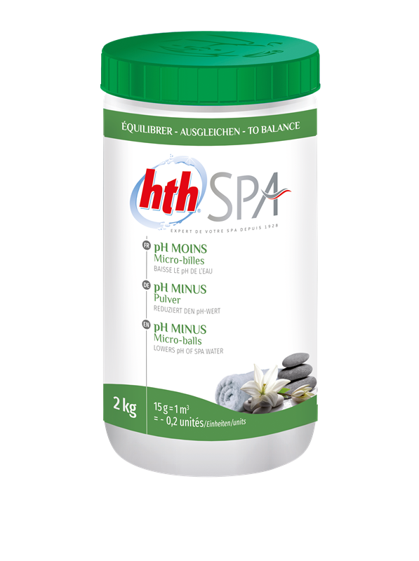 hth Spa PH MINUS, Dose à 2 kg