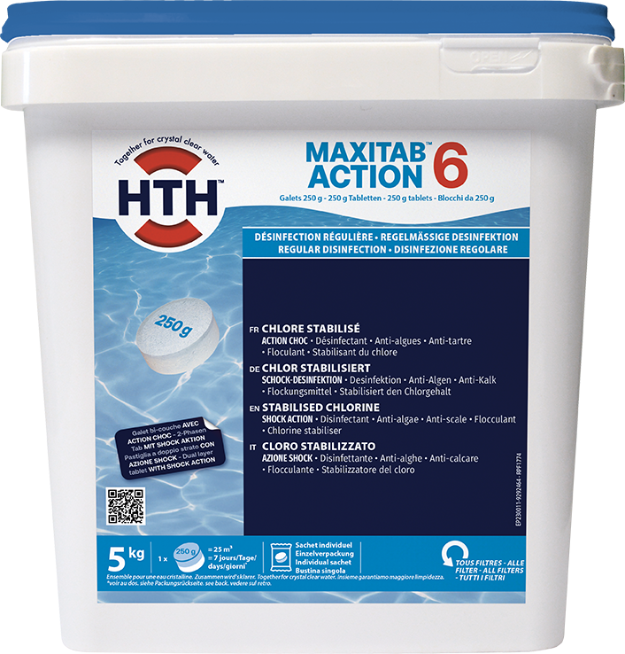 hth MAXITAB Action 6 250g (2-Phasen)