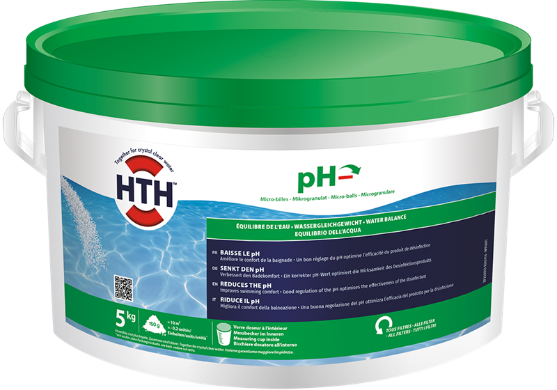 hth pH MINUS (MikroGranulat), Gebinde à 5,0 kg