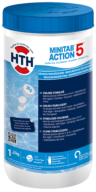 hth MINITAB 20g Action 5, Dose à 1,2 kg