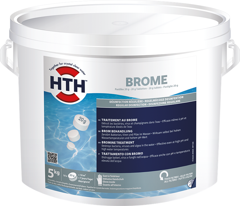 hth BROME Tabletten à 20 g, Gebinde à 5 kg