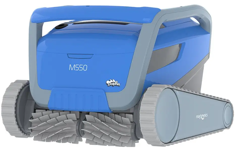 Dolphin M550 mit Kombibürsten, kompl. inkl. Caddy, Trafo und Fernsteuerung (für alle Pools)