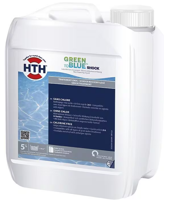 hth GREEN TO BLUE (Shock), 5 Liter- Nur solange Vorrat!