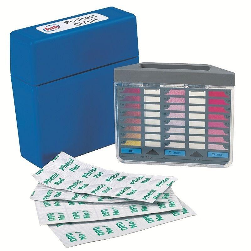 hth Pooltester für pH- und Chlormessung mit Tabletten