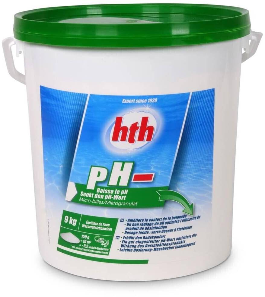 hth pH MINUS (MikroGranulat) 9 kg