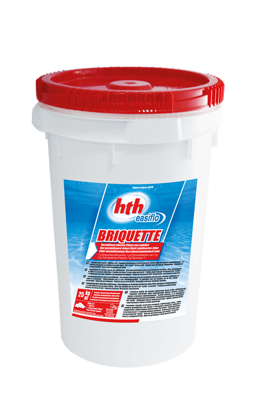 hth Easiflo Briquette, Tabletten à 7 g, 25 kg