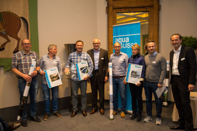 Preisträger des ersten Aqua Suisse Awards 2017/18