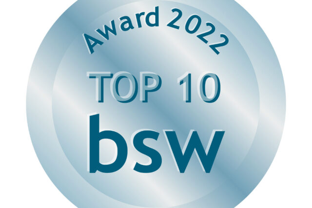 bsw-Award 2022: Top-10-Medaille